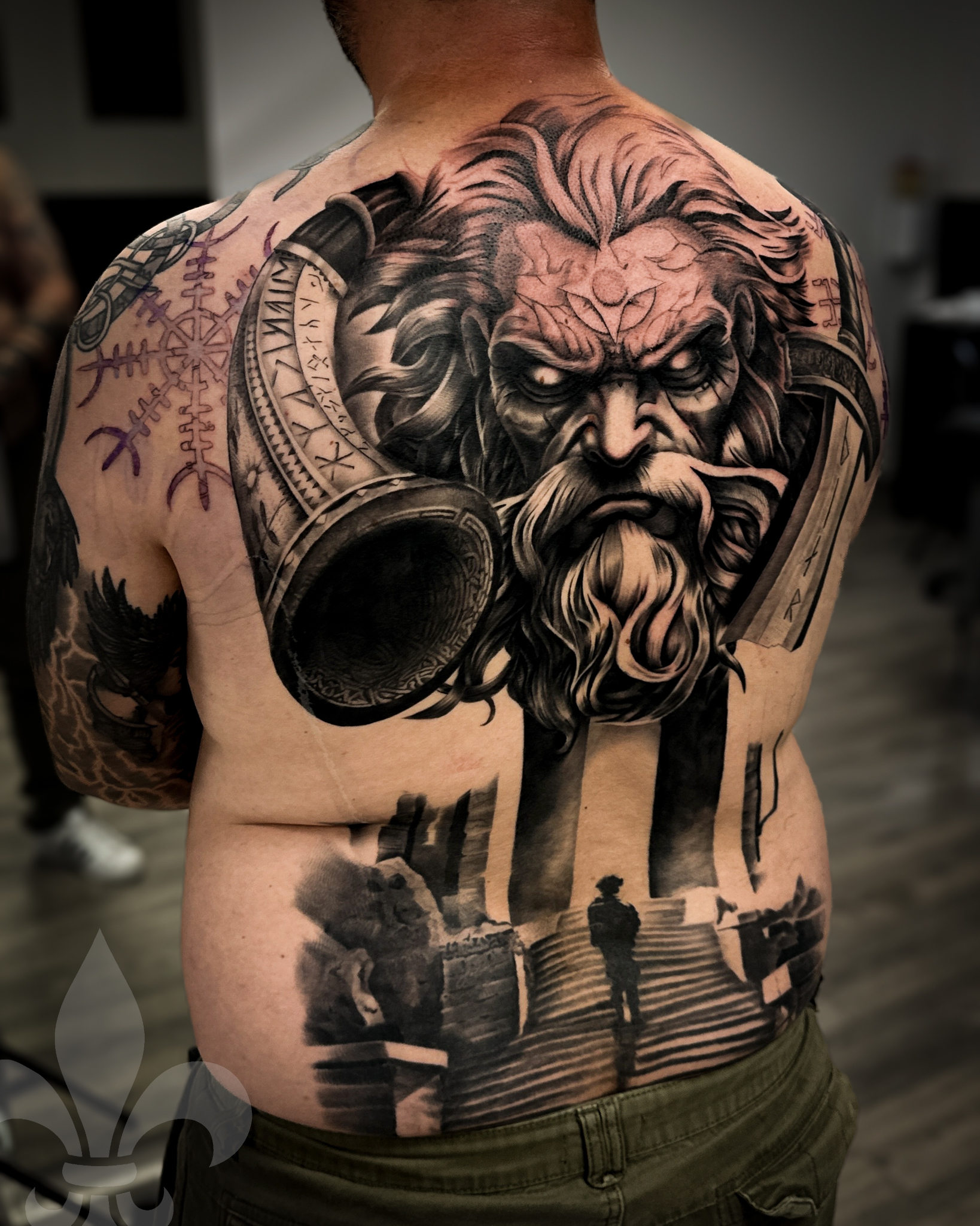 Heimdal_nordisk_mytologi_tatovering